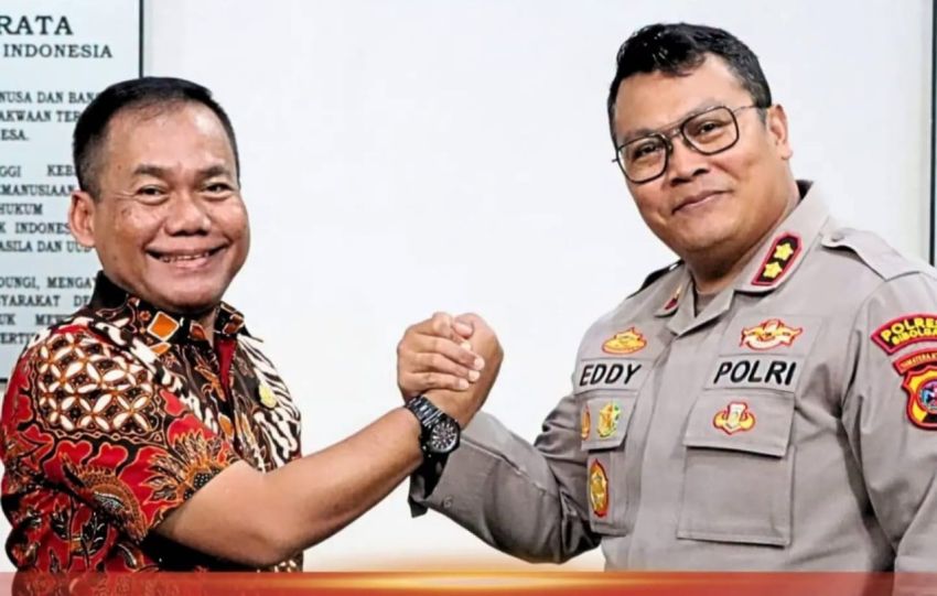 Mempererat Komunikasi, Kajari Sibolga Kunjungi Kapolres  AKBP Eddy Inganta