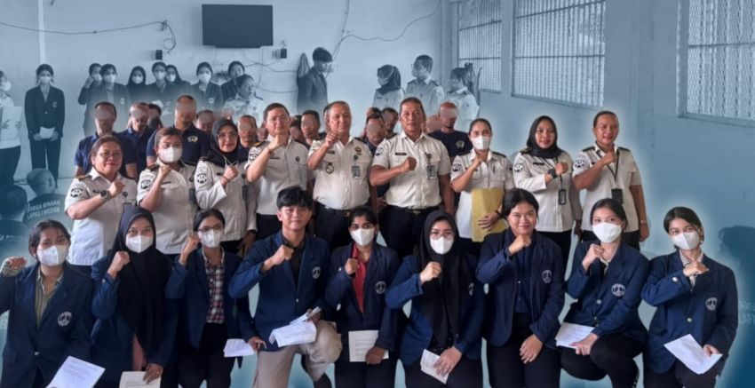 Lapas Kelas I Medan Gelar Penyuluhan Kesehatan Mental di Blok T3