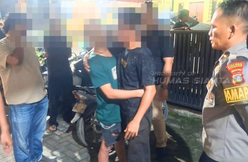 Tinjut Laporan CC 110, Polres Pematangsiantar Mediasi Keributan di Jalan Padangsidimpuan