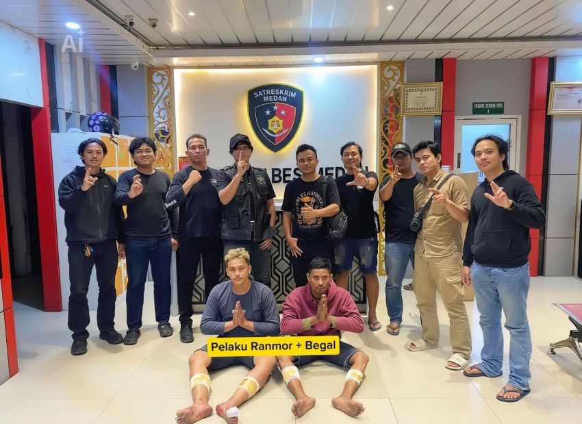 Duh, Tukang Bangunan dan Pekerja Dekorasi Kompak Curi Motor, Rupanya DPO Kasus Begal Juga...