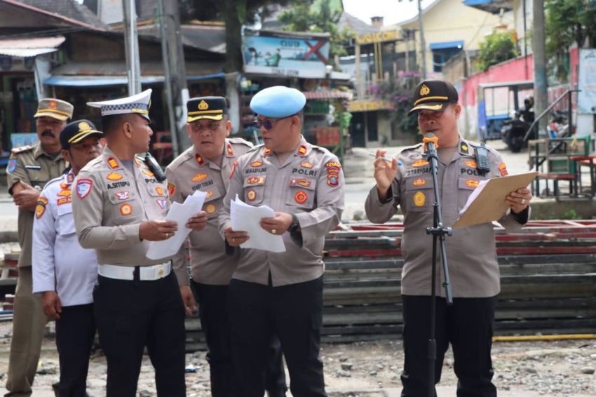 Siap-siap Rekayasa Lalin, Polres Karo Matangkan Pengamanan Pesta Bunga dan Buah 2026
