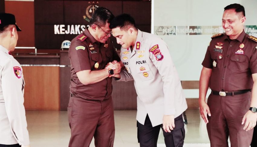 Perkuat Sinergisitas Kapolres Binjai Yang Baru Silaturahmi ke Kejari Binjai