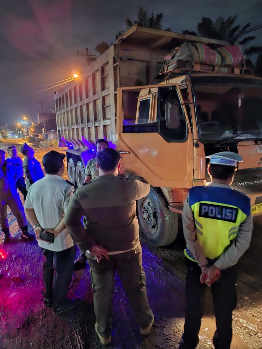 Cegah Kerusakan Jalan Galang Makin Parah, Pemprov Sumut Gelar Razia Gabungan Truk Odol