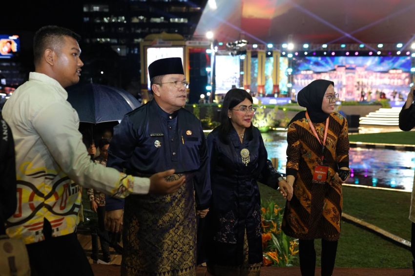 Wesly Silalahi dan Ny Liswati Hadiri Gala Dinner Rangkaian Rakernas APEKSI