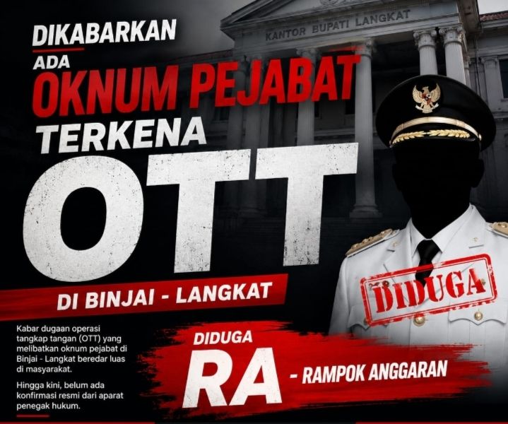 Rame...Orang Kepercayaan  Bupati Langkat Diduga Kena OTT KPK Di Binjai