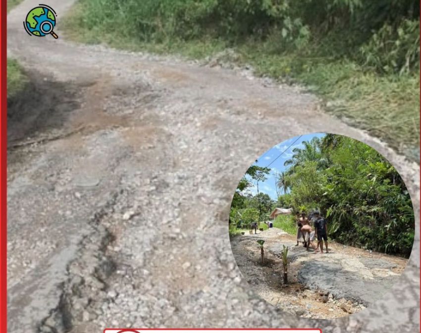 Kondisi Jalan di Kabupaten Dairi  Banyak yang "Babak Belur"