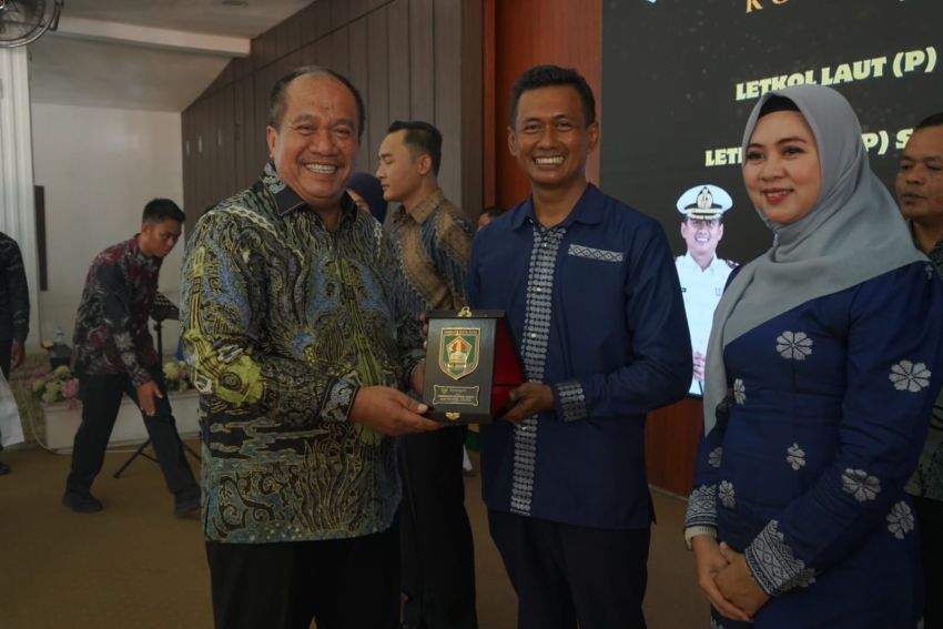 Pisah Sambut Danlanal TBA, Bupati Asahan Berharap Sinergi Yang Terbina Semakin Meningkat