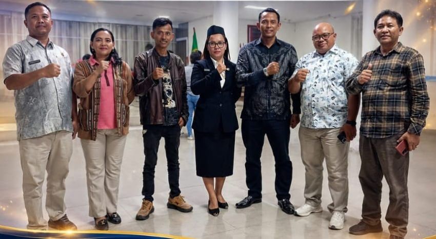 Lely Manalu Dilantik Menjabat Kepala BKPSDM, Wakil Bupati Taput Titip Pesan Begini