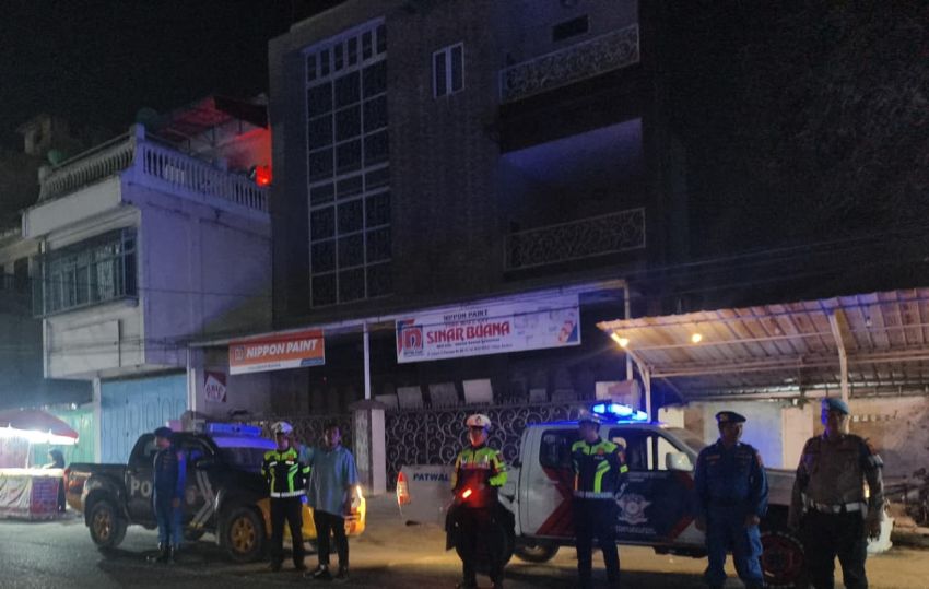 Patroli Blue Light Polres Tanjung Balai Sasar Potensi Gangguan Keamanan Jalanan