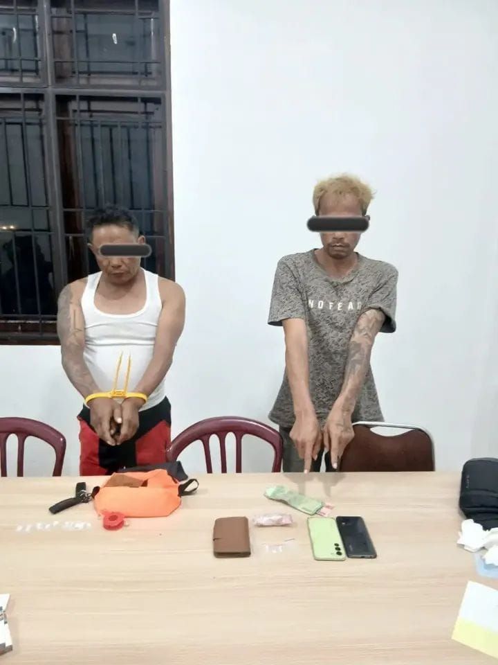 Polsek Berastagi Ungkap Kasus Sabu, 2 Tersangka Diamankan, 3 Pengguna Diusulkan Rehabilitasi