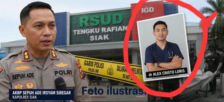 dr Alex Cristo Loris Situmorang Tewas di Semak-semak, Begini Kata Kapolres Siak