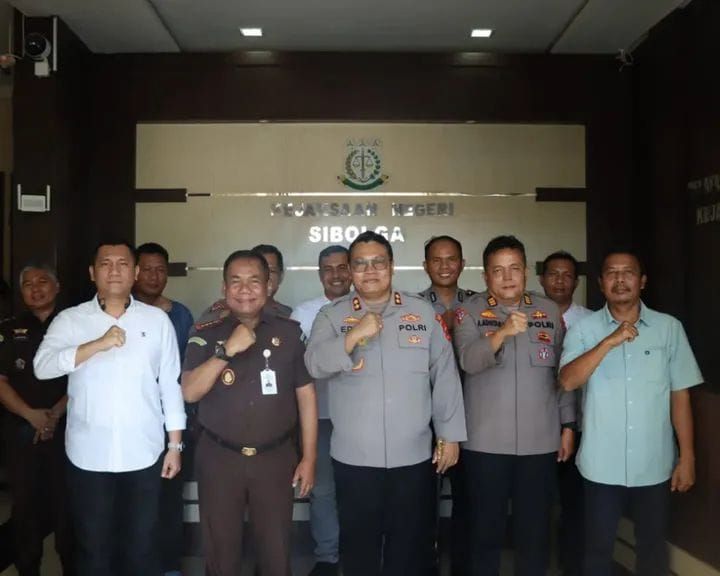 Kapolres Sibolga Silaturahmi ke Kantor Kejaksaan Negeri Setempat