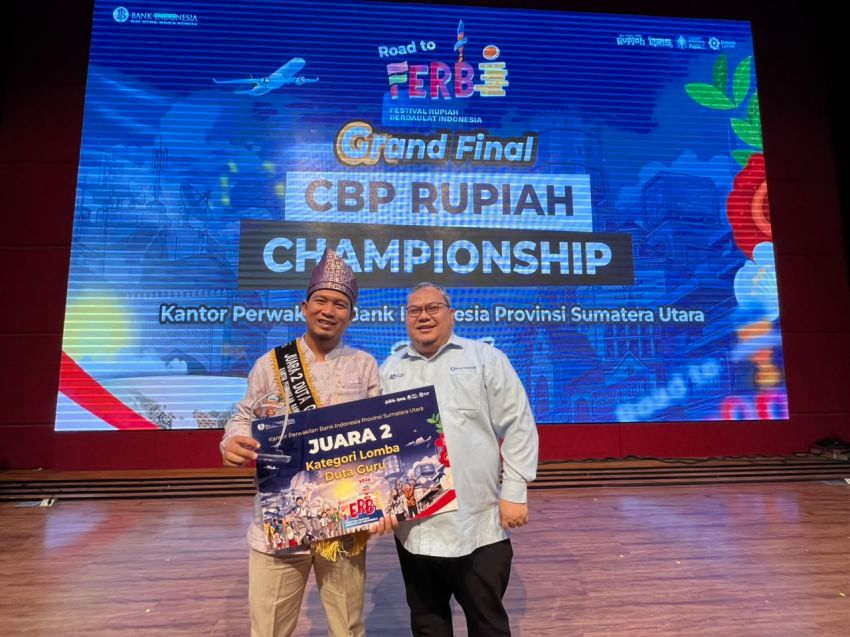 Guru MAN 1 Deli Serdang Raih Runner-Up Duta Guru Bank Indonesia Sumatera Utara 2026