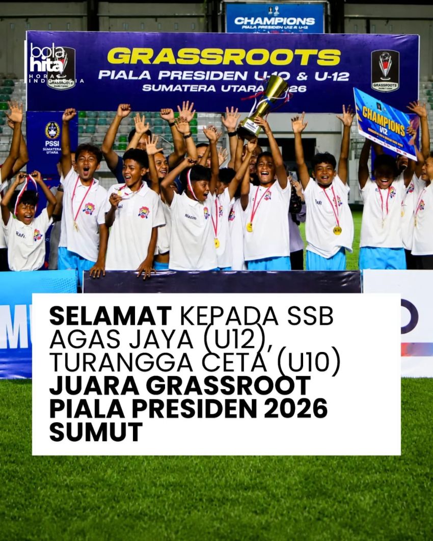 Agas Jaya Wakili Sumut di Festival Grassroots Piala Presiden Nasional