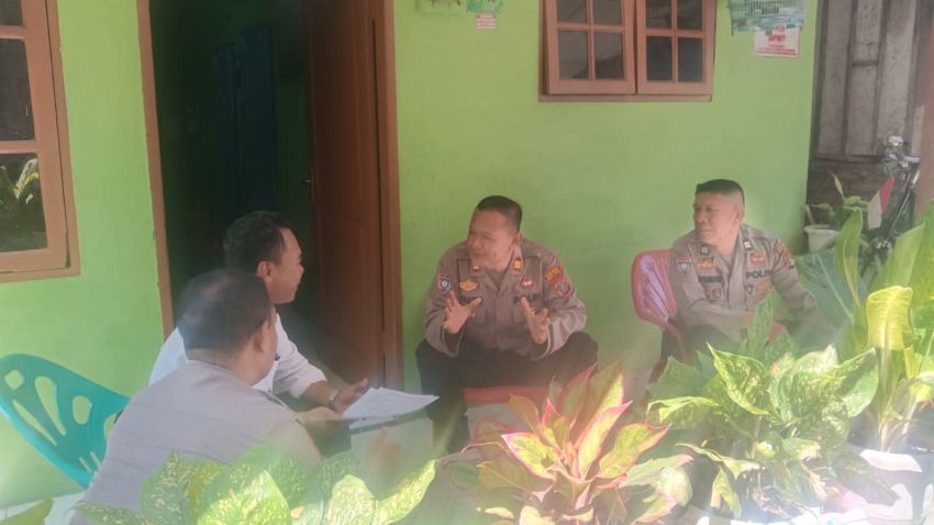 Sat Binmas Polres Tebing Tinggi Sambangi Tokoh Masyarakat, Ajak Ciptakan Situasi Kondusif