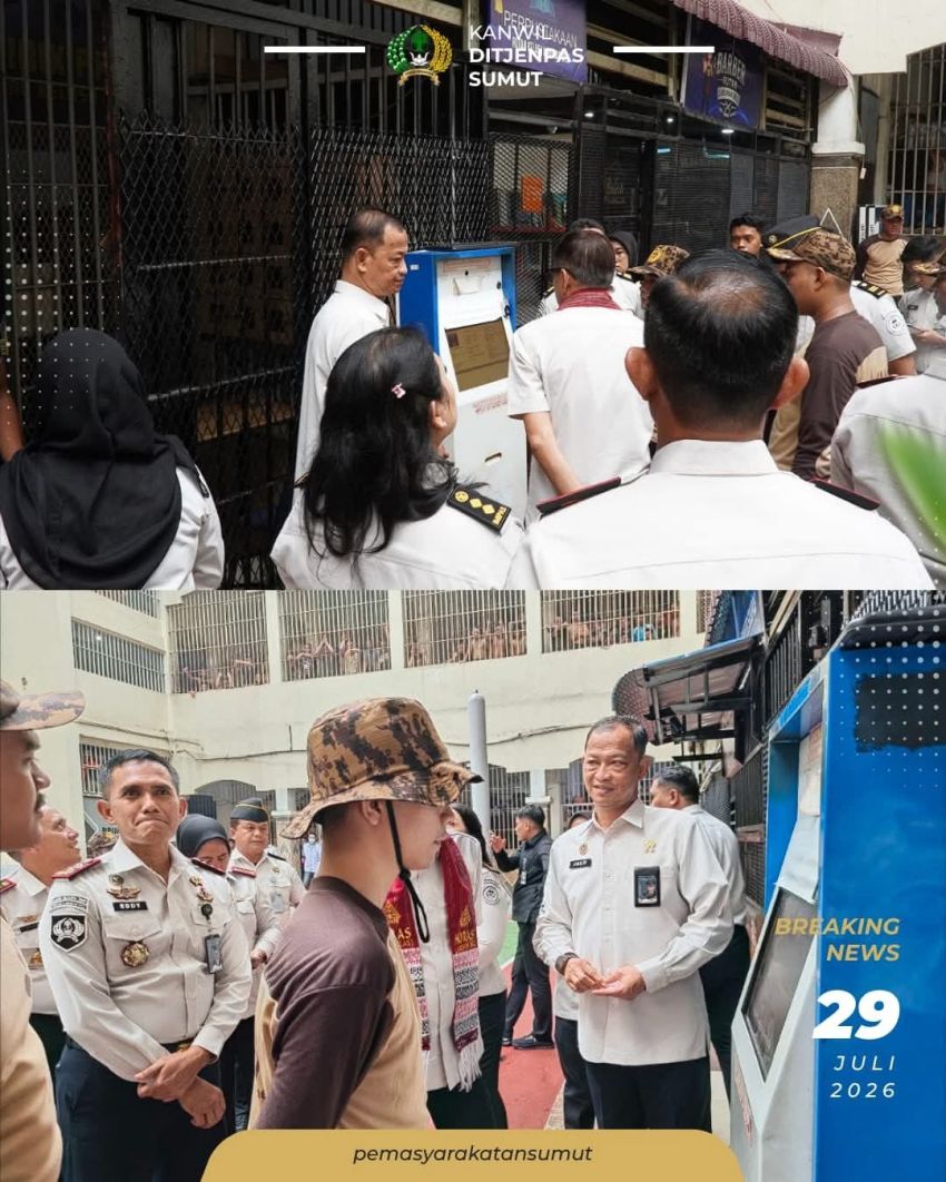 Staf Khusus Kementerian Imigrasi Cek Fasilitas Ruang Layanan Rutan