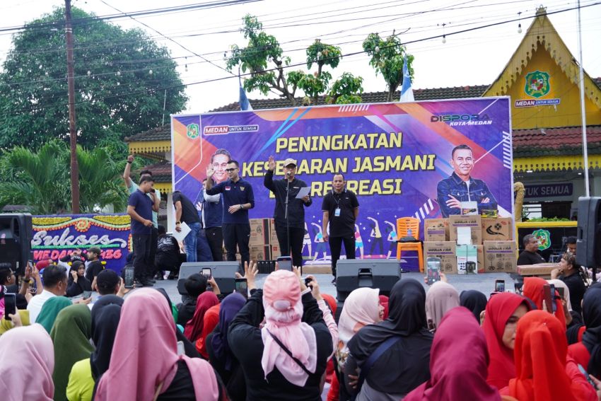 Semarak HUT ke-436 Kota Medan di Amplas, Wali Kota Medan Berkomitmen Benahi Infrastruktur dan Kesejahteraan Masyarakat
