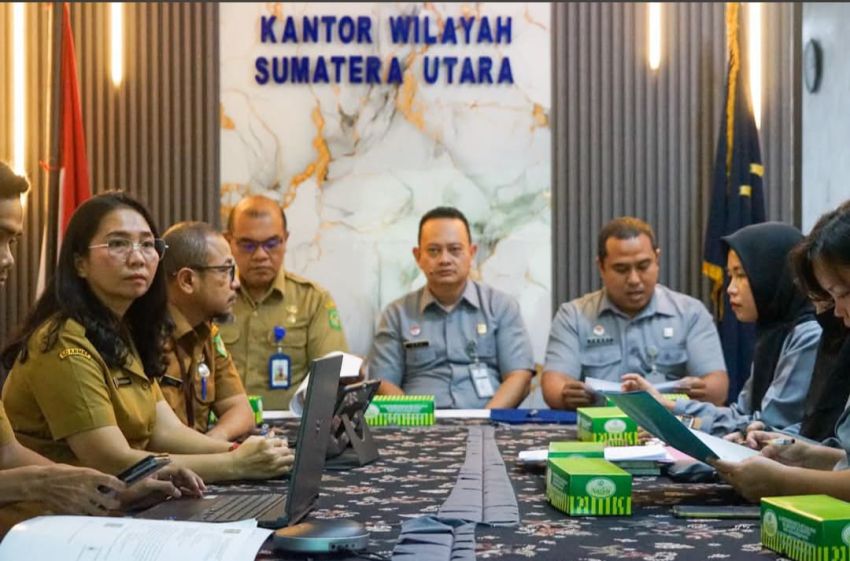 Kanwil Kemenkum Sumut Fasilitasi Pengharmonisasian Ranperwal Kota Medan