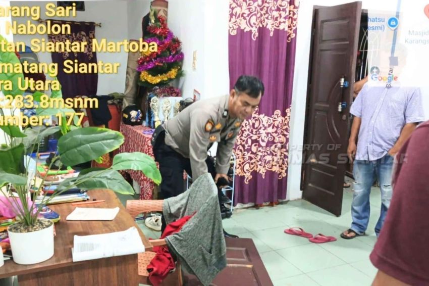 Respon Cepat Laporan Call Center 110, Polsek Siantar Martoba Cek TKP Dugaan Curat