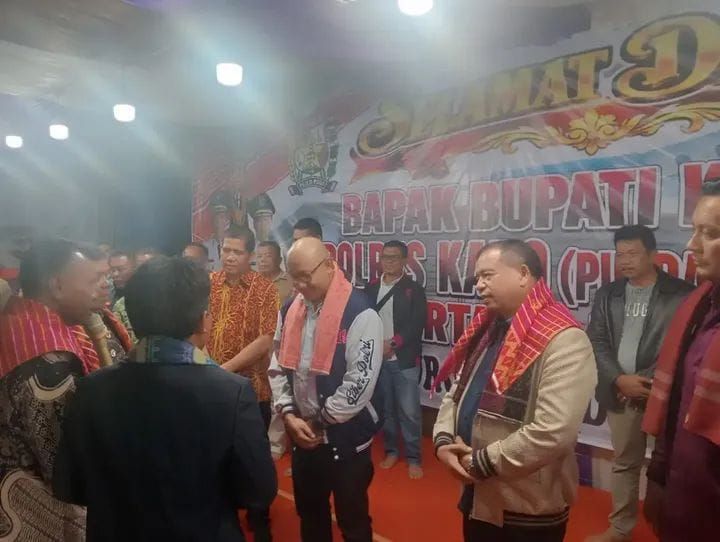 Kapolres Karo Hadiri Pesta Tahun Rumahrih, Polsek Barusjahe Pastikan Kegiatan Aman Terkendali