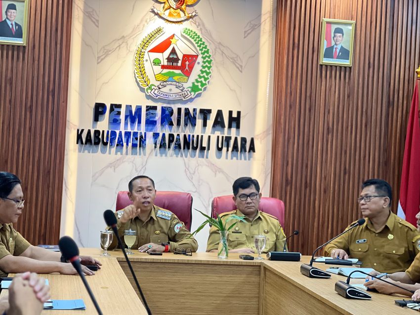 Rakor Bersama Mendagri, Bupati Taput Dukung Pengendalian Inflasi dan Program Strategis Nasional&lrm;