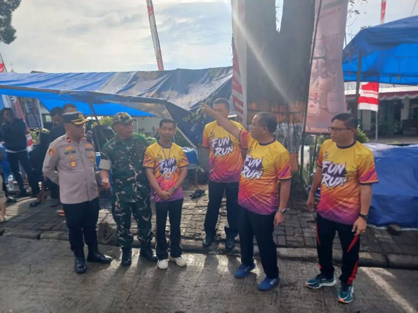Polsek Berastagi Amankan Lomba Fun Run 5K Festival Bunga dan Buah