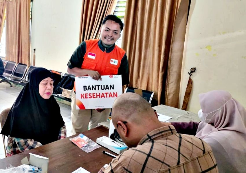 Gandeng Kecamatan hingga Puskesmas, Rumah Zakat Medan Gelar Aksi Layanan Kesehatan Gratis bagi Dhuafa