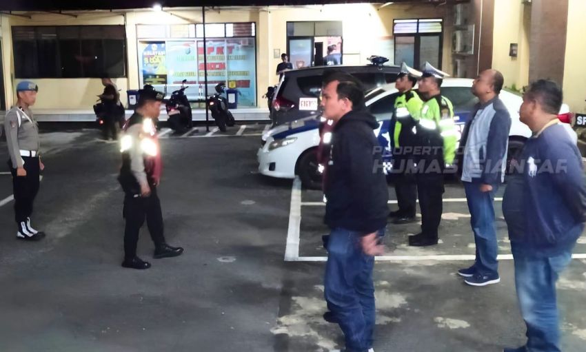 Polres Pematangsiantar Antisipasi Guantibmas Malam Lewat Patroli BLP