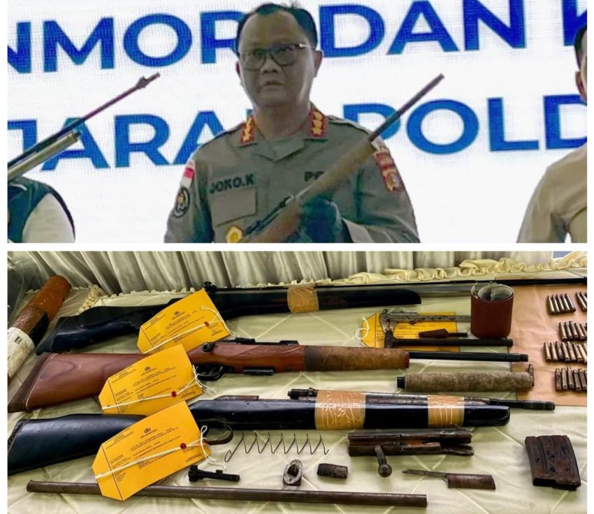 Seorang Tukang Las Nekat Rakit Senjata Api dan Senapan Angin di Rumahnya, Terancam 20 Tahun Penjara
