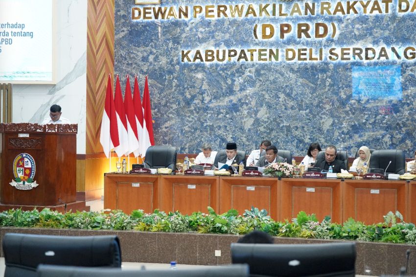Pemkab Deli Serdang Sampaikan Jawaban Bupati atas Pandangan Fraksi DPRD Terkait APBD 2025