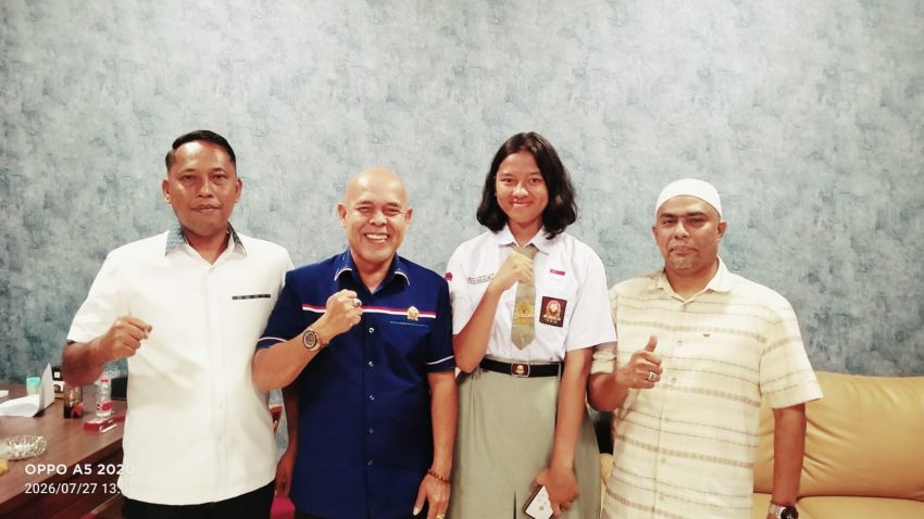 Keysia Simurat Siswi SMAN 4 Binjai Terpilih Menjadi Paskibraka Tingkat Sumut