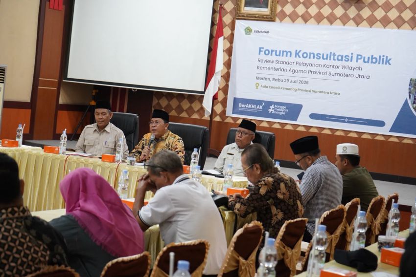 Kakanwil Kemenag Sumut Tegaskan Pelayanan Publik Nol Rupiah