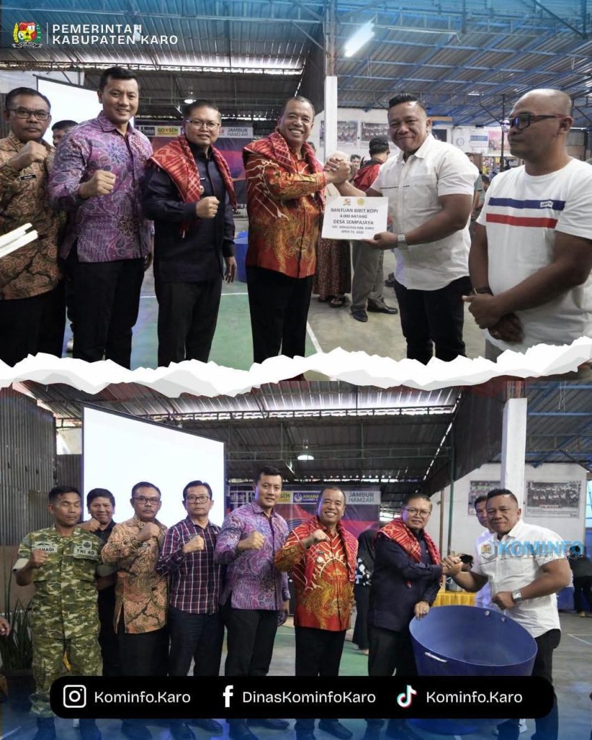 Bupati Karo Gelar Kegiatan Sambang Warga di Desa Sempajaya Berastagi