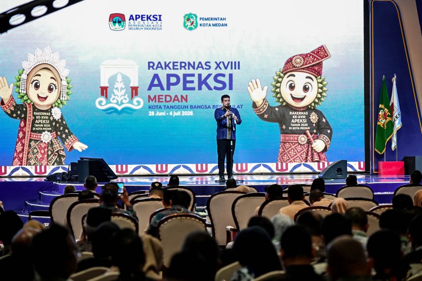 Di hadapan Peserta APEKSI, Bobby Nasution Tunjukkan Hasil Pembangunan Kota Medan di Eranya