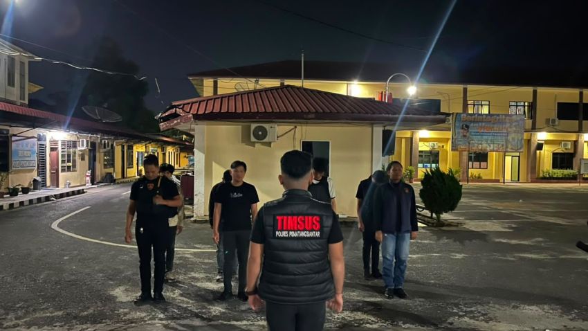 Patroli Hingga Subuh,Polres Pematangsiantar Amankan  Enam Sepedamotor Knalpot Brong