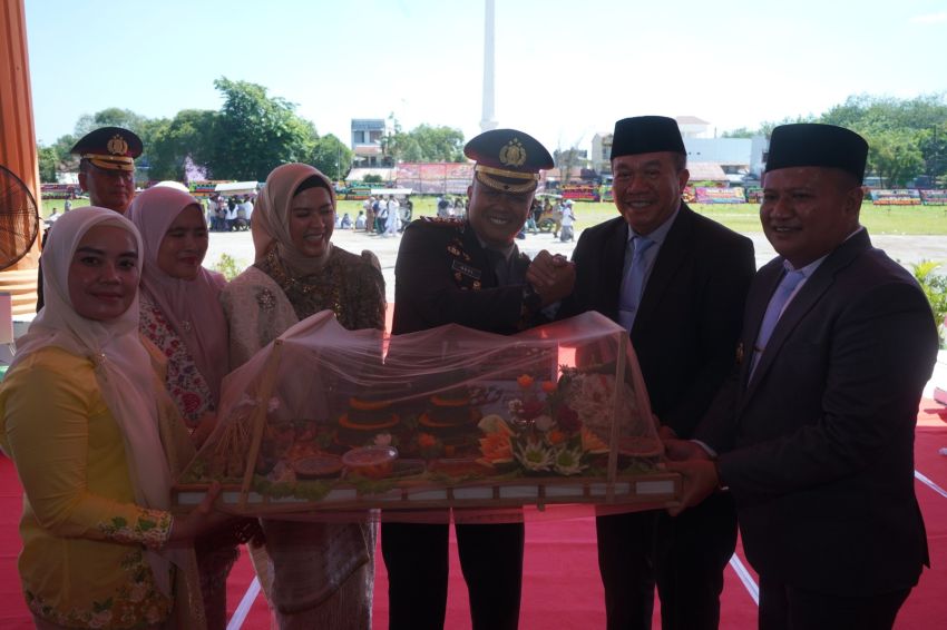 Upacara HUT Bhayangkara Ke-80, Bupati Berharap Polres Asahan Tetap Bersinergi Dengan Pemda