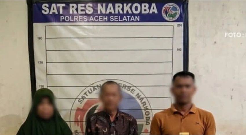 Polres Aceh Selatan Bongkar Jaringan Peredaran Narkotika Jenis Ganja, 3 Terduga Pelaku Ditangkap