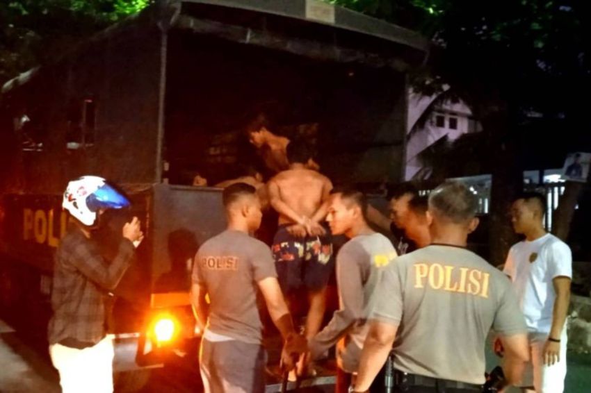 Polres Pematangsiantar Amankan 3 Remaja Diduga Ngelem di Depan Gedung SMP Negeri 6