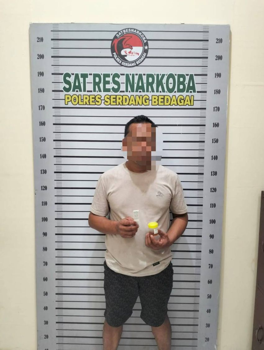 Penjual Es Nyambi Pengedar Sabu di Perbaungan 'Gol',  Narkotika 10,40 Gram Jadi Barbut