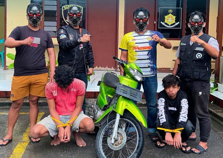 Polres Toba Bekuk 2 Pelaku Curanmor, 1 Ditangkap di Tarutung