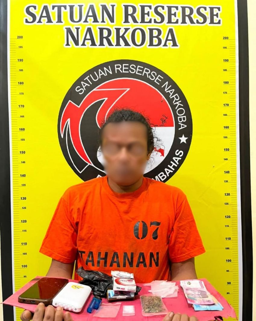 Warga Pakkat tak Berdaya Diamankan Satresnarkoba Polres Humbahas