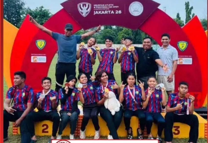 Kejurnas Atletik, Kontingen Sumatera Utara Raih 8 Medali Emas di Jakarta