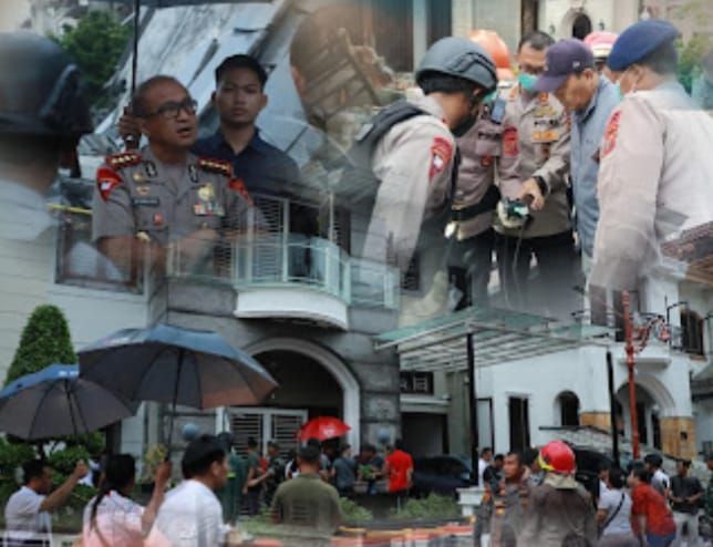 Satuan Brimob Polda Sumut Turunkan Tim Jibom, KBR, dan SAR Tangani Ledakan Rumah di Grand Polonia