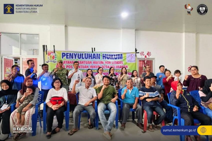 Optimalkan Posbankum Desa, Kanwil Kemenkum Sumut Edukasi Paralegal di Kabanjahe