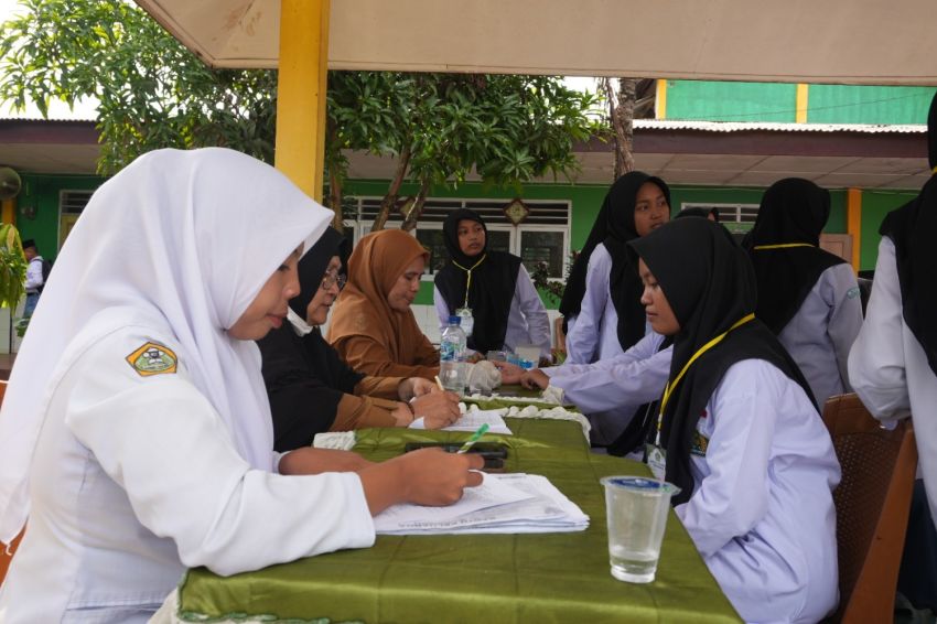 MAN 1 Padangsidimpuan Gelar Cek Kesehatan Gratis bagi Seluruh Murid Baru