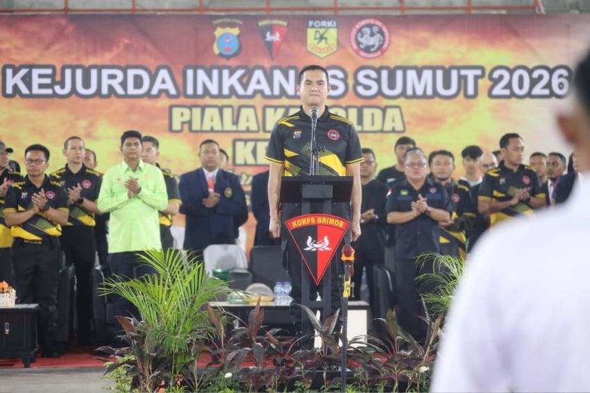 Sportivitas dan Jiwa Ksatria Warnai Pembukaan Kejurda INKANAS Sumut 2026 Piala Kapolda Sumut Ke-VII