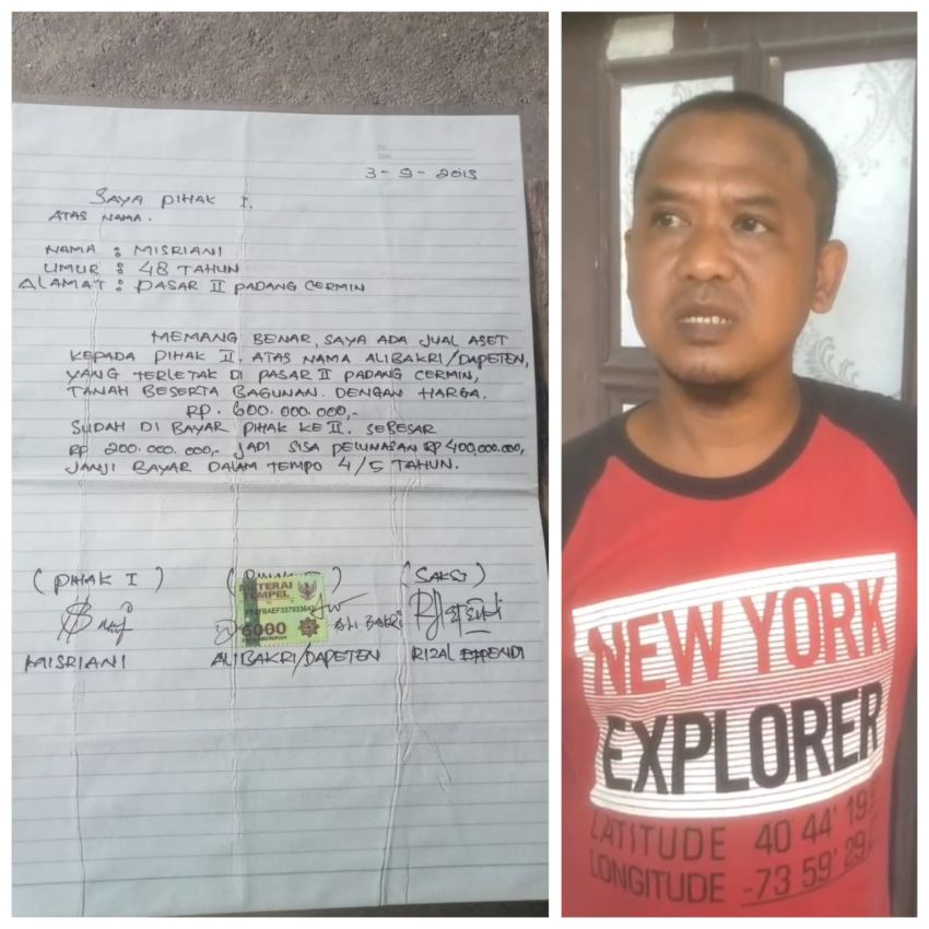Rizal Efendi Kecewa Rumah Orang Tua Dijual dan Dialihkan ke Pihak Ketiga