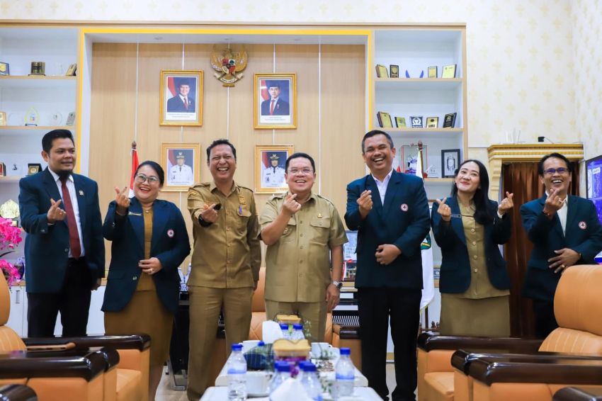 Pengurus Terpilih IDI Pematangsiantar-Simalungun Audiensi ke Wali Kota Wesly Silalahi