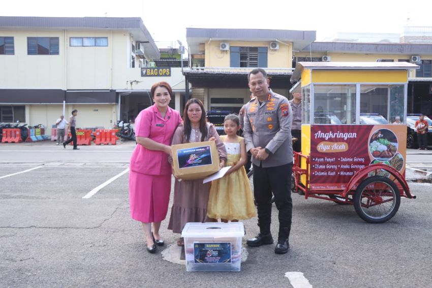 Istri Kapolda Sumut Temukan Bocah yang Dicari Ibunya Saat Asyik Ikut Lomba Menggambar