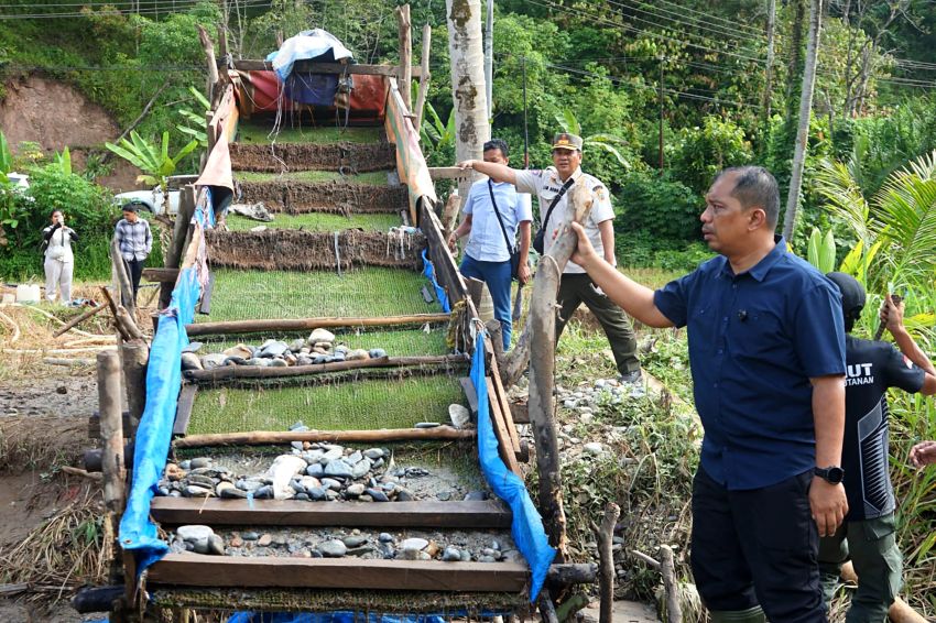 Lagi, Giliran Tambang Ilegal di Sungai Batang Gadis Ditertibkan